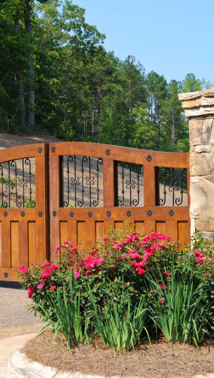 Stately Entrance to New Gated Community
